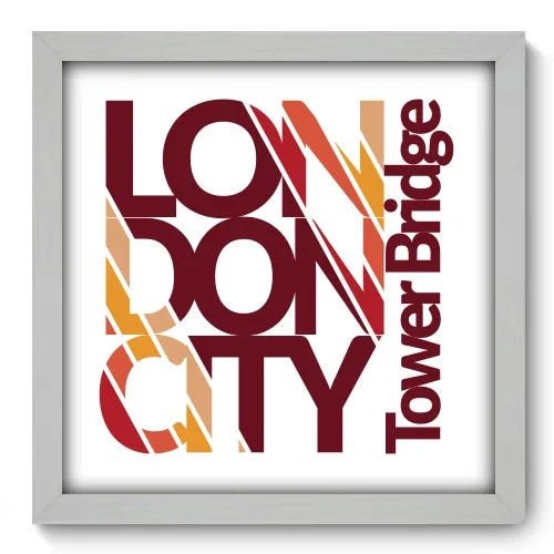 Quadro Decorativo - Londres - 205qdmb - 1
