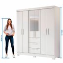 Ver imagem 5 de Guarda-roupa Nt 6030 C/espelho Branco - Notavel