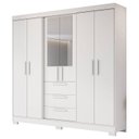 Ver imagem 1 de Guarda-roupa Nt 6030 C/espelho Branco - Notavel