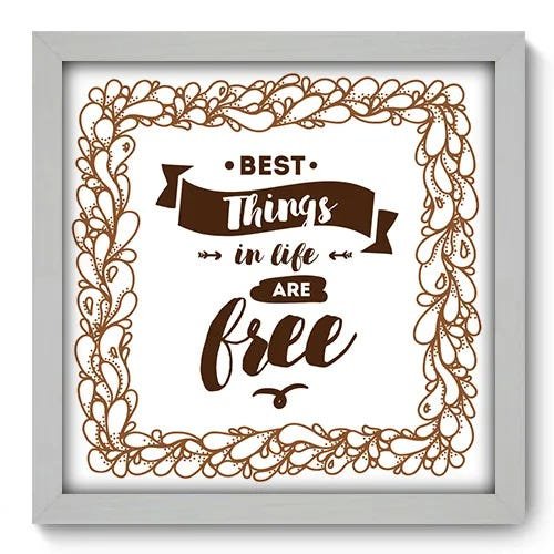 Quadro Decorativo - Frase - 202qdrb - 1