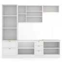 Ver imagem 7 de Cozinha Completa Atlanta 10 Portas 5 Gavetas 100% Mdf Americana Branco - Panorama Móveis