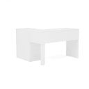 Ver imagem 5 de Mesa para Escritório em L Portugal 2 Gavetas 2 Portas 120cm Politorno