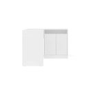 Ver imagem 6 de Mesa para Escritório em L Portugal 2 Gavetas 2 Portas 120cm Politorno