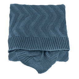 Manta Trico Basic Missoni 0,90x1,80 Azul Jeans - 1