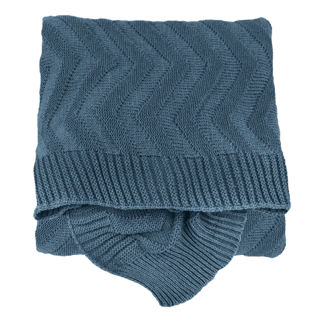 Manta Trico Basic Missoni 0,90x1,80 Azul Jeans