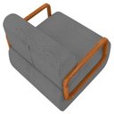 Ver imagem 7 de Poltrona Decorativa Orgânica para Sala Kit 2 Belarus K04 Bouclê Cinza - Mpozenato