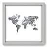 Quadro Decorativo - Mapa Mundi - 255qdmb - 1