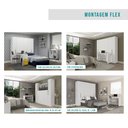 Ver imagem 7 de Guarda Roupa Casal 6 Portas com Escrivaninha Vega Branco Carraro