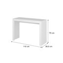 Ver imagem 3 de Guarda Roupa Casal 6 Portas com Escrivaninha Vega Branco Carraro