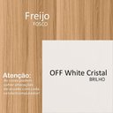 Ver imagem 2 de Armario Aereo e Balcão com Tampo 16982x16988 Freijo Off White Cristal Nicioli