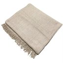 Ver imagem 1 de Manta para Sofá 1,70x2,20 Grande para Decorar Sofa Luxo Cama 100% Algodão Várias Cores Areia