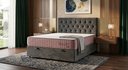 Ver imagem 3 de Cama Box Casal Bau Suede Cinza + Colchão Grand Hotel Rose Molas Ensacadas - Comfort Prime