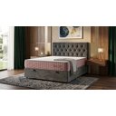Ver imagem 3 de Cama Box Casal Bau Suede Cinza + Colchão Grand Hotel Rose Molas Ensacadas - Comfort Prime
