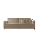 Ver imagem 2 de Sofá Djon 02 Módulos de 80cm B20cm Meu Sofá Online B002 Veludo Capuccino