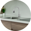 Ver imagem 5 de Torneira Gourmet Giratória Jato Duplo Bancada 1/4 de Volta:cromado