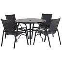 Ver imagem 3 de Kit 2 Espreguiçadeiras Mesa Roma Chaise Lívia Cadeira Emily Tabaco