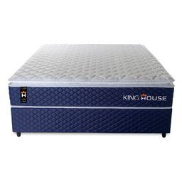 Cama Box Casal Lagras com Colchão Molas Ensacadas 138x188x66 Preto - 8