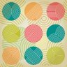 Papel de Parede Adesivo - Bolas e Listas - 014ppv - 2