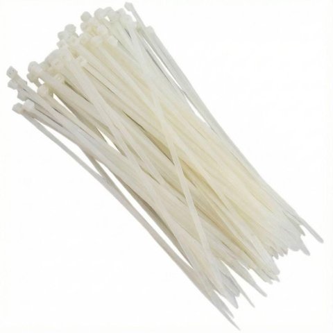 Abraçadeira de Nylon Foxlux 380x4.8mm Branca 50un