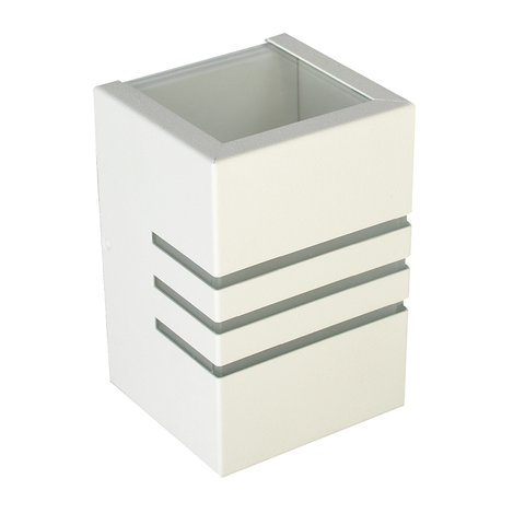 Arandela De Aluminio G9 Bivolt Branca Rioprelustres 6204 Arandela 6204