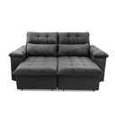 Ver mais imagens de Sofá Retrátil Reclinável Verona 1,50m Suede Velut Molas Ensacadas - King House