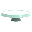 Ver imagem 1 de Base Porta Bolos Tortas Doces 30cm com Pé Bubble Crippa Suporte Verde Menta