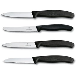 Conjunto 12pçs 9 facas chaira descascador e Cepo Swiss Classic Victorinox 6.7153.11 - 5