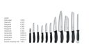 Ver imagem 2 de Conjunto 12pçs 9 facas chaira descascador e Cepo Swiss Classic Victorinox 6.7153.11