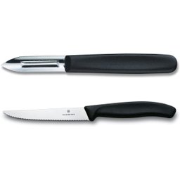 Conjunto 12pçs 9 facas chaira descascador e Cepo Swiss Classic Victorinox 6.7153.11 - 6