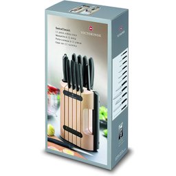 Conjunto 12pçs 9 facas chaira descascador e Cepo Swiss Classic Victorinox 6.7153.11 - 7