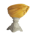 Ver imagem 3 de Vaso Cachepot Cerâmica Craquelada Estilo Imperial Ouro Velho Base Cinza