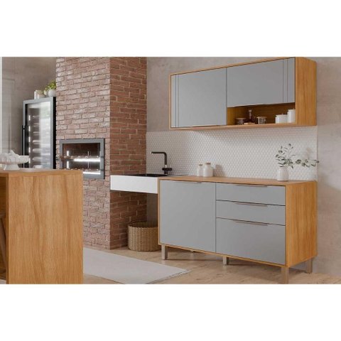 Kit Cozinha Mgm 2 Peças Áurea C2p65 Cinamomo/platina