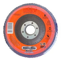Disco Flap Metais Lixa 80 115x 22mm - Uzzy - 1