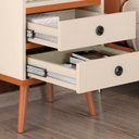 Ver imagem 7 de Kit Mesas de Cabeceira 2 Gavetas Alan Off White