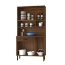 Ver imagem 3 de Armário de Cozinha Compacta 6 Portas 1 Gaveta Golden - Nogueira/off White/cp-ripado