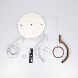 Luminaria Pendente Duplo Bali E27 Madeira Mdf Cr Desmontada:branco - 7