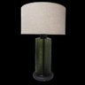 Abajur de Mesa em Vidro Verde 58cm x 36cm - 1