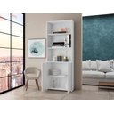 Ver imagem 1 de Estante Livreiro 2 Portas Branco Fiji Casa Mobilia