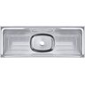 Pia Franke Bella 712 140x53 Inox Concreto C.Oval-130 Escorredor - 1