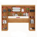 Ver imagem 3 de Guarda-roupa Solteiro Modulado Zurique 4 Portas Ripado Cinamomo - Pnr Móveis