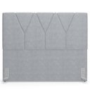 Ver imagem 6 de Cabeceira Cama Box Solteiro 100cm Aura Suede W01 Cinza - Mpozenato