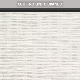 Cama Box Baú Casal Bipartido 138x188x42cm Courino Linho Branco com Pistão a Gás - 3