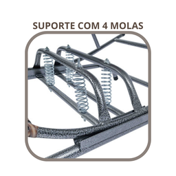 Cadeira Poltrona de Balanço Descanso Área Externa Jardim Sacada Prédio Junco Fibra Sintética - 4