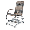 Ver imagem 1 de Cadeira Poltrona de Balanço Descanso Área Externa Jardim Sacada Prédio Junco Fibra Sintética