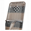 Ver imagem 2 de Cadeira Poltrona de Balanço Descanso Área Externa Jardim Sacada Prédio Junco Fibra Sintética