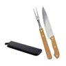 Kit Churrasco Garfo e Faca com Estojo Único - 1