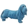 Cachorro Em Porcelana Azul 30 X 49 - 1