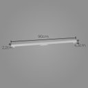 Ver imagem 2 de Luminária Difusa Mag. Branca 36W C. Inferior P/ Perfil K20 DS9972 Delis ST2804