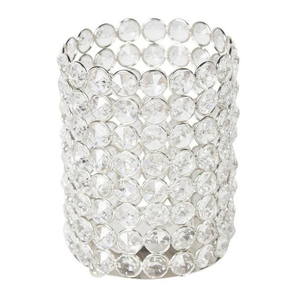 Castiçal com Cristais 14 cm x 11 cm - 1