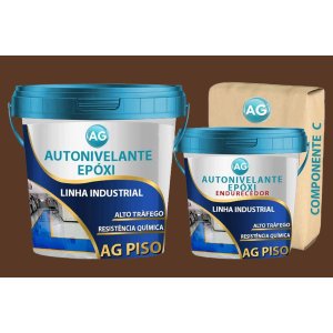 Autonivelante Industrial Marrom Noz AG - RAL8011 Resinas ag Autonivelante Industrial AG 15KG